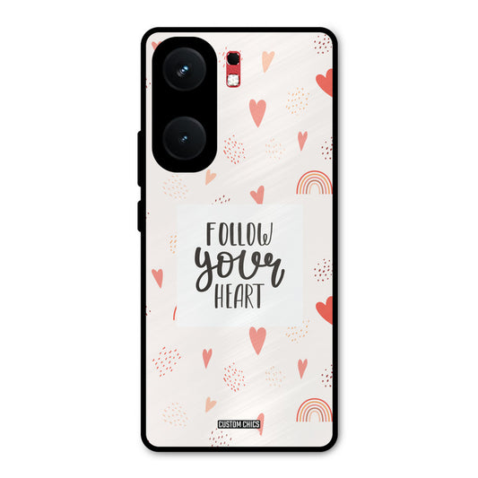 Follow Heart iQOO Neo 9 Pro Mobile Back Cover - Typography PrintShield Case