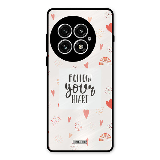 Follow Heart Oneplus 13 Mobile Back Cover - Typography PrintShield Case