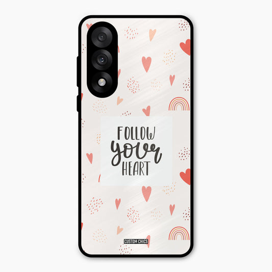 Follow Heart Oneplus Nord 5 Mobile Back Cover - Typography PrintShield Case