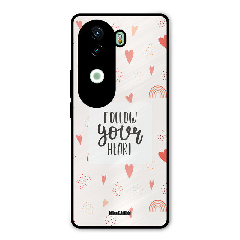 Follow Heart iQOO Z9s Mobile Back Cover - Typography PrintShield Case