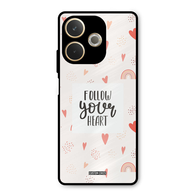 Follow Heart Oppo A5 Pro Mobile Back Cover - Typography PrintShield Case