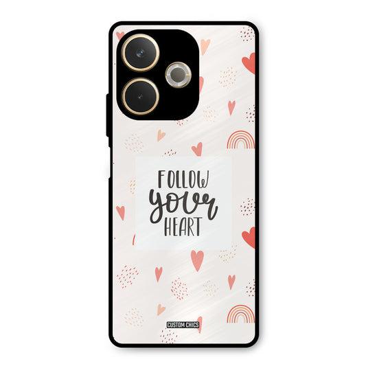 Follow Heart Oppo A5 Pro Mobile Back Cover - Typography PrintShield Case