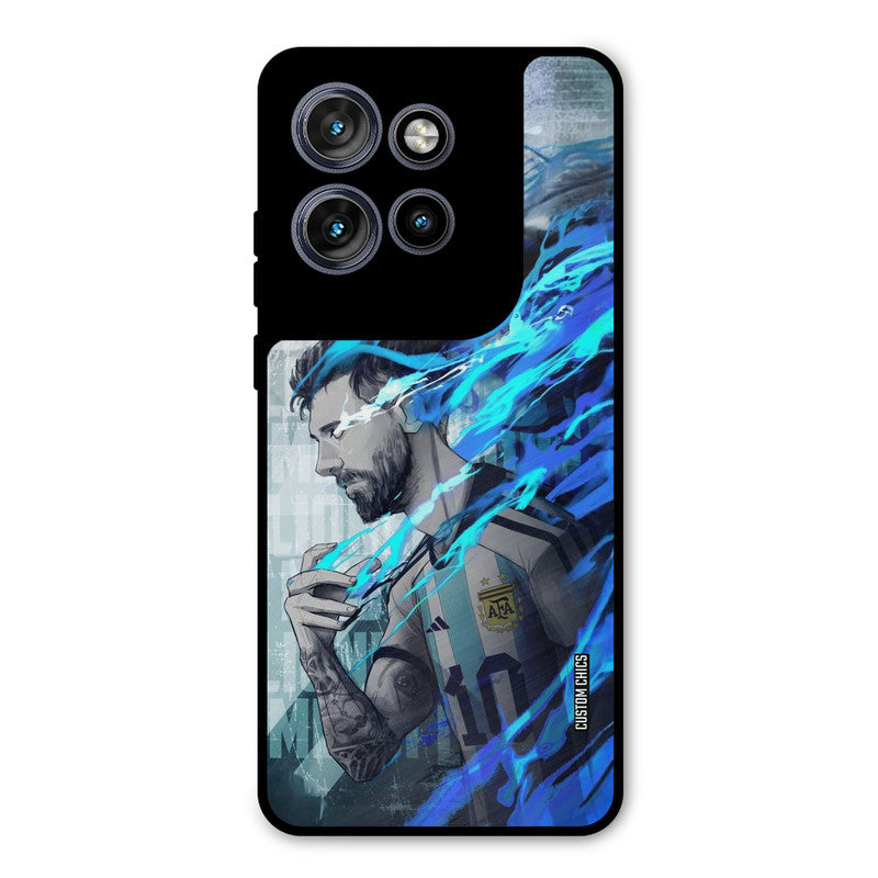 Football Star Motorola Edge 50 Neo Mobile Back Cover - Sports PrintShield Case