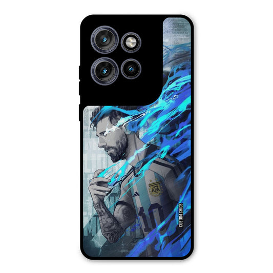 Football Star Motorola Edge 50 Neo Mobile Back Cover - Sports PrintShield Case
