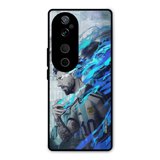Football Star Vivo V40 Mobile Back Cover - Sports PrintShield Case