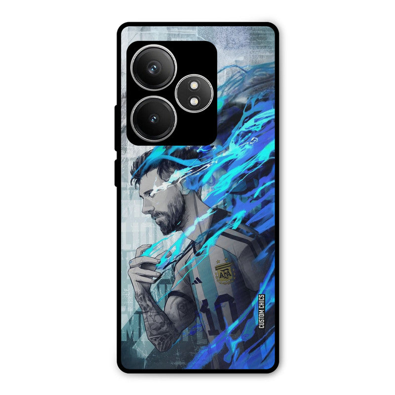 Football Star Realme GT 6T Mobile Back Cover - Sports PrintShield Case