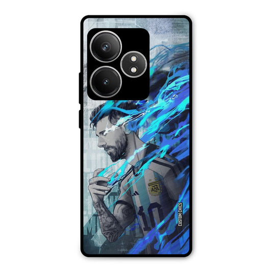 Football Star Realme GT 6T Mobile Back Cover - Sports PrintShield Case