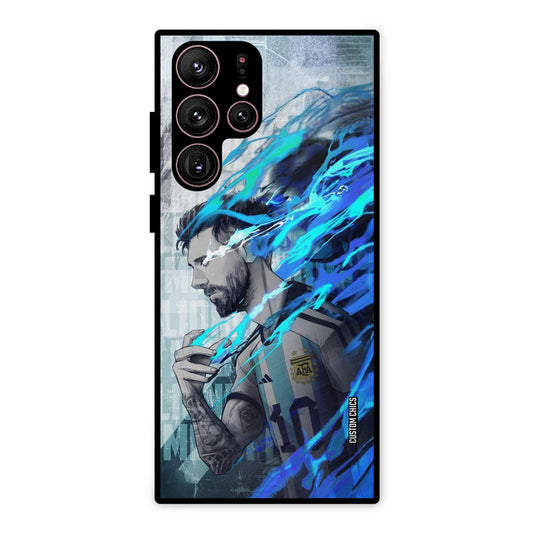 Football Star Samsung Galaxy S22 Ultra Mobile Back Cover - Sports PrintShield Case