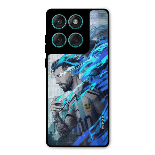Football Star Motorola Edge 60 Fusion Mobile Back Cover - Sports PrintShield Case