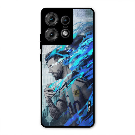 Football Star Motorola Edge 50 Pro Mobile Back Cover - Sports PrintShield Case