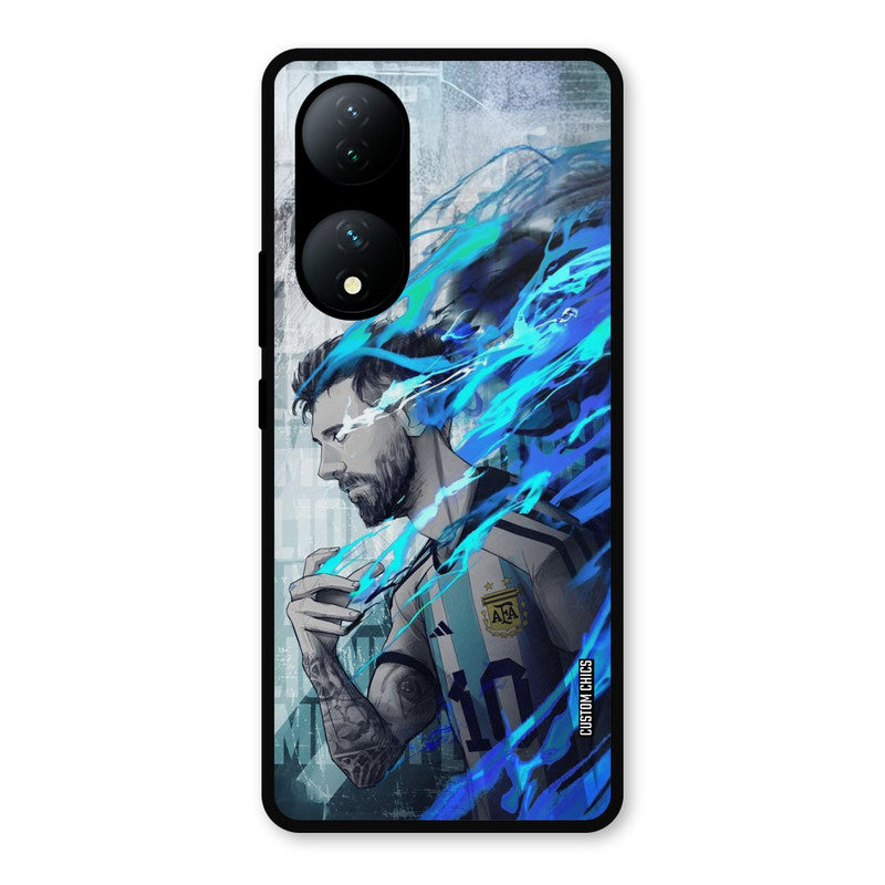 Football Star Vivo Y100 Mobile Back Cover - Sports PrintShield Case