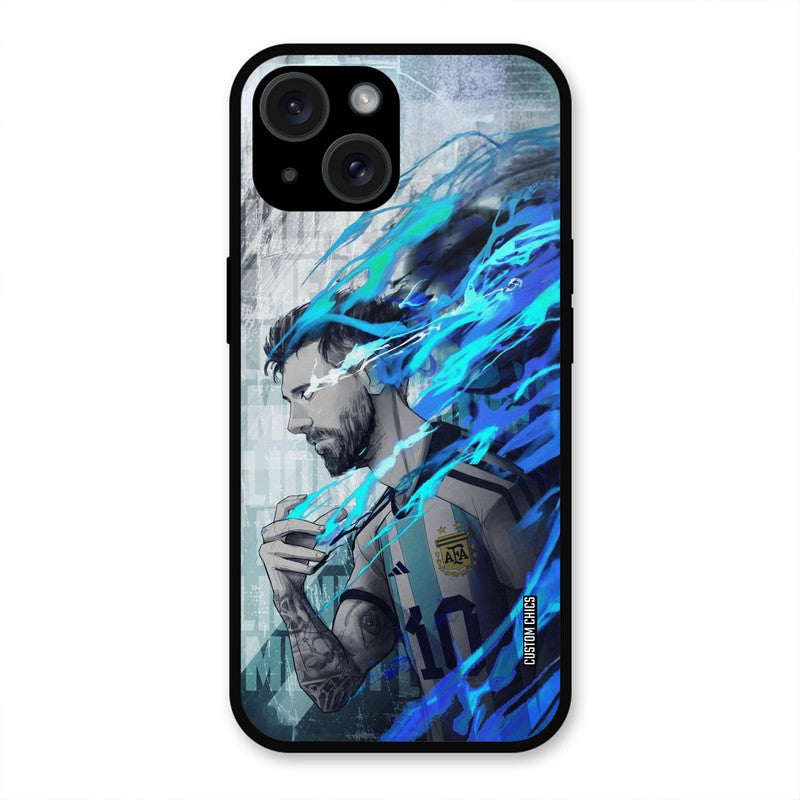 Football Star  iPhone 15 Plus Mobile Back Cover - Sports PrintShield Case