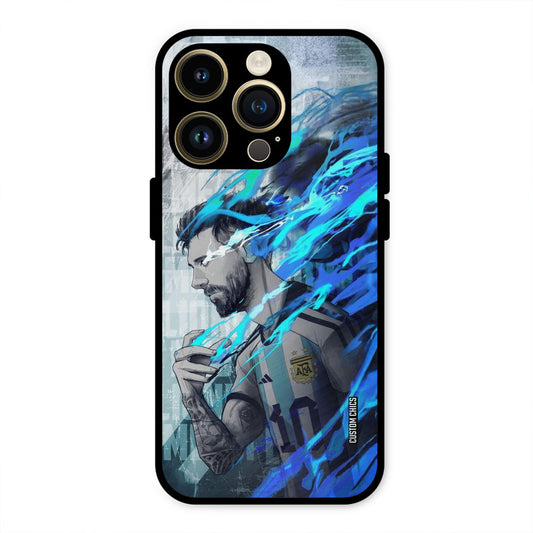 Football Star  iPhone 14 Pro Mobile Back Cover - Sports PrintShield Case