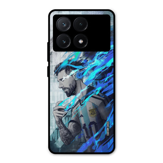Football Star Poco X6 Pro Mobile Back Cover - Sports PrintShield Case