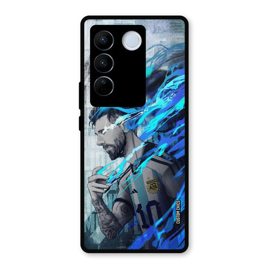 Football Star Vivo V27 Pro Mobile Back Cover - Sports PrintShield Case