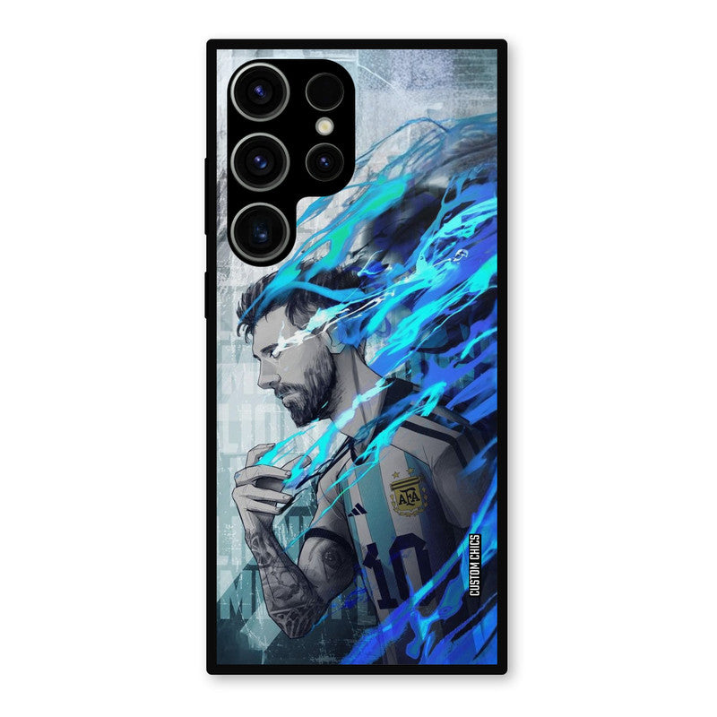 Football Star Samsung Galaxy S23 Ultra Mobile Back Cover - Sports PrintShield Case