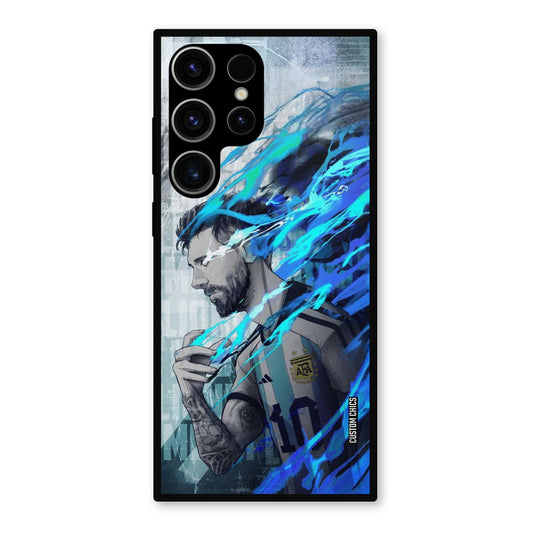 Football Star Samsung Galaxy S23 Ultra Mobile Back Cover - Sports PrintShield Case