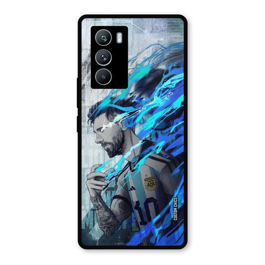 Football Star iQOO 9SE Mobile Back Cover - Sports PrintShield Case