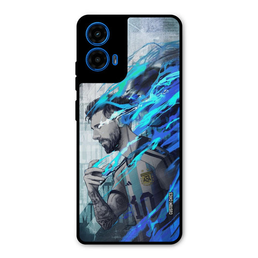 Football Star Moto G45 Mobile Back Cover - Sports PrintShield Case