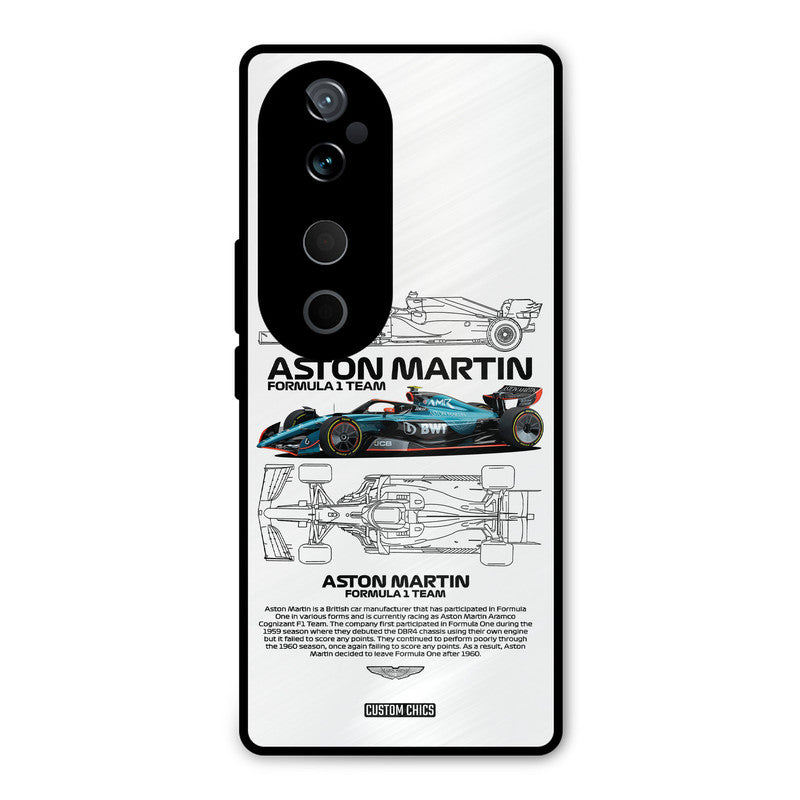 Formula One Racing Vivo V40 Pro Mobile Back Cover - Car&Bike PrintShield Case
