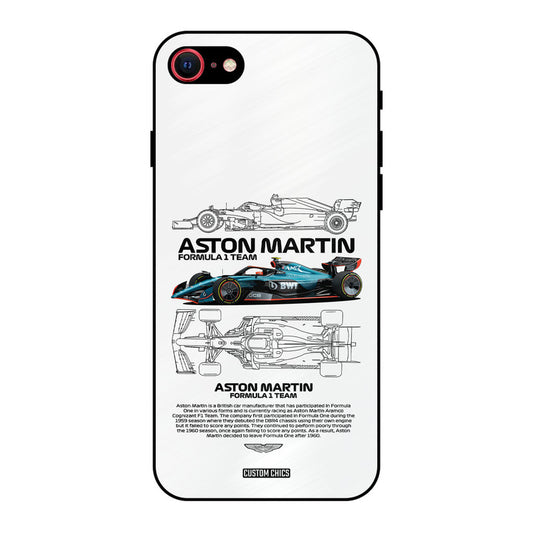 Formula One Racing iPhone SE 2020 Mobile Back Cover - Car&Bike PrintShield Case