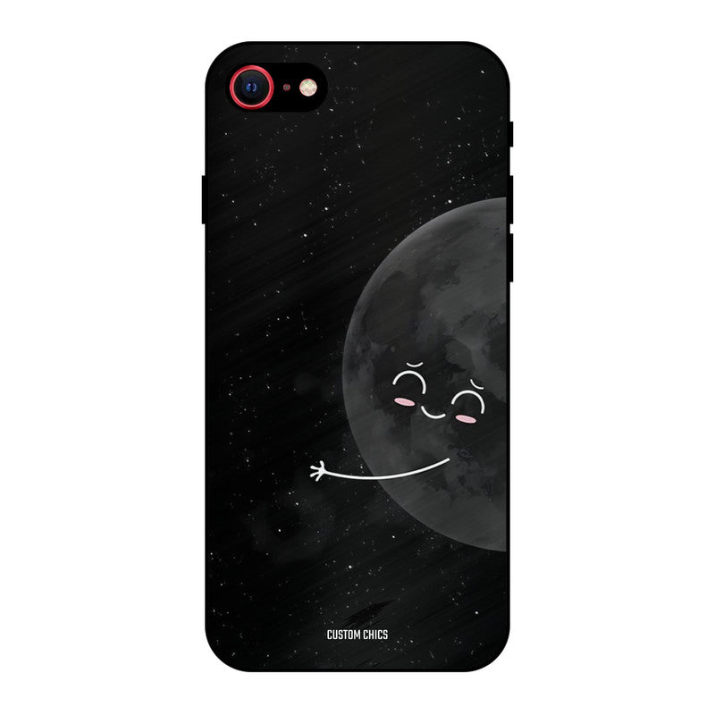 Full Moon iPhone SE 2020 Mobile Back Cover - Cute PrintShield Case
