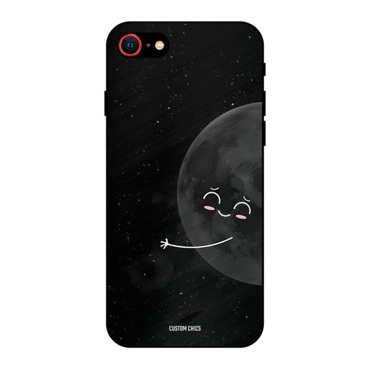 Full Moon iPhone SE 2020 Mobile Back Cover - Cute PrintShield Case