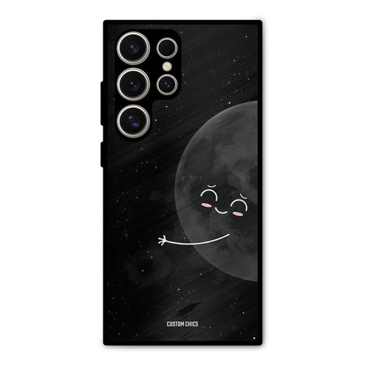 Full Moon Samsung Galaxy S24 Ultra Mobile Back Cover - Cute PrintShield Case