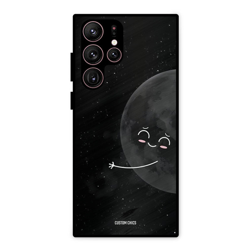 Full Moon Samsung Galaxy S22 Ultra Mobile Back Cover - Cute PrintShield Case
