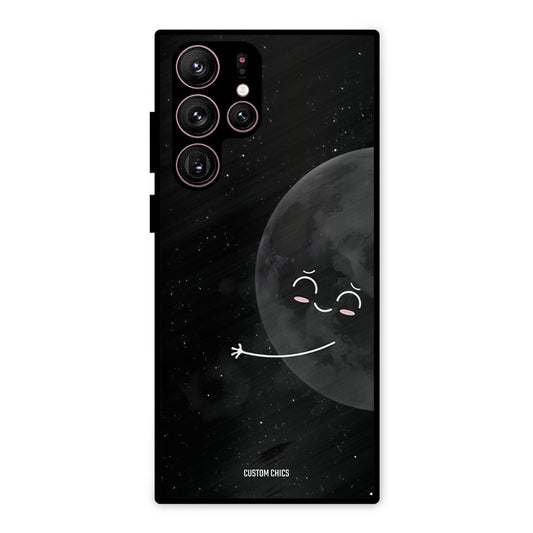 Full Moon Samsung Galaxy S22 Ultra Mobile Back Cover - Cute PrintShield Case