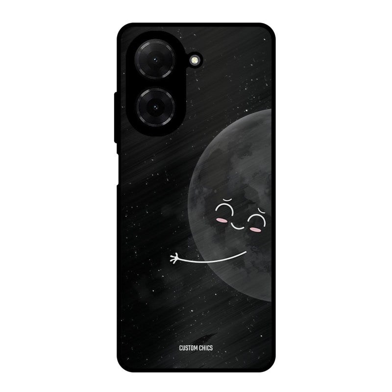 Full Moon Poco C71 Mobile Back Cover - Cute PrintShield Case