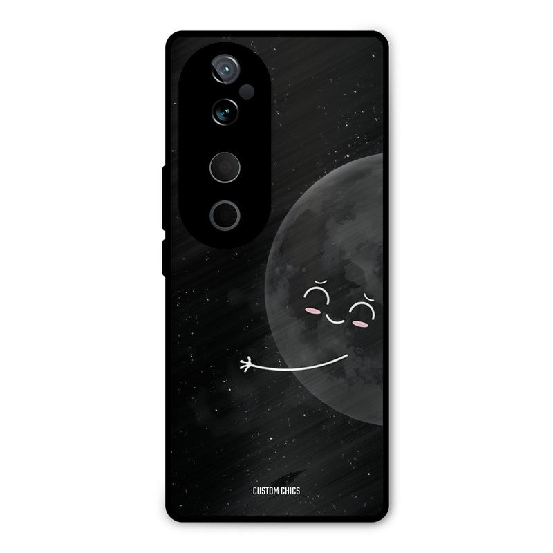 Full Moon Vivo V40 Mobile Back Cover - Cute PrintShield Case
