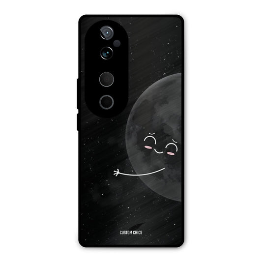Full Moon Vivo V40 Mobile Back Cover - Cute PrintShield Case