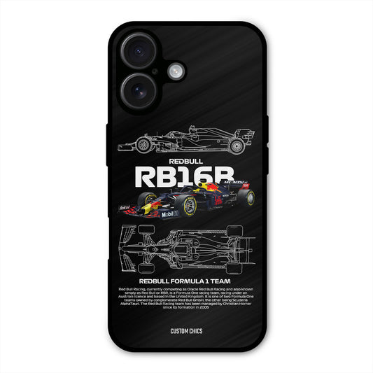 Furmal Black Car iPhone 16 Plus Mobile Back Cover - Car&Bike PrintShield Case