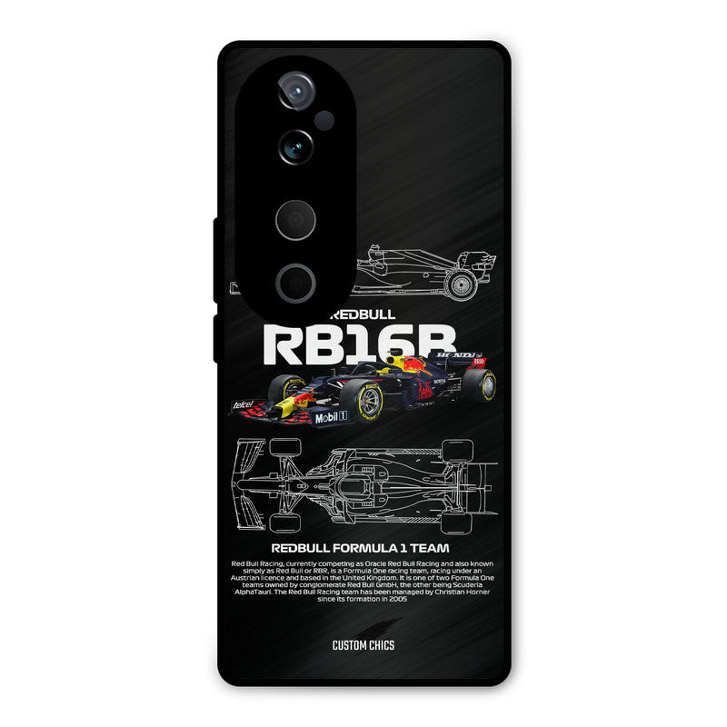 Furmal Black Car Vivo V40 Mobile Back Cover - Car&Bike PrintShield Case