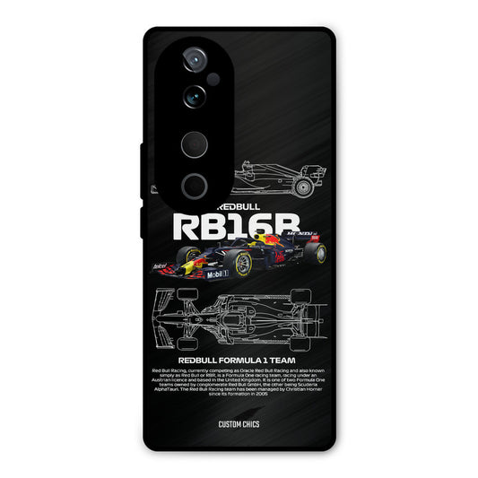 Furmal Black Car Vivo V40 Mobile Back Cover - Car&Bike PrintShield Case