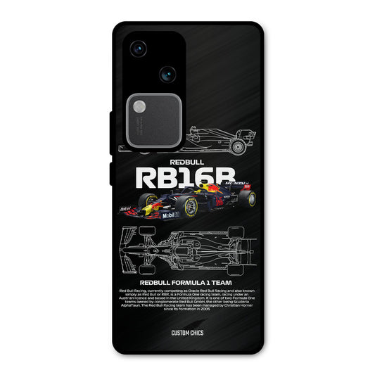 Furmal Black Car Vivo V30 Mobile Back Cover - Car&Bike PrintShield Case