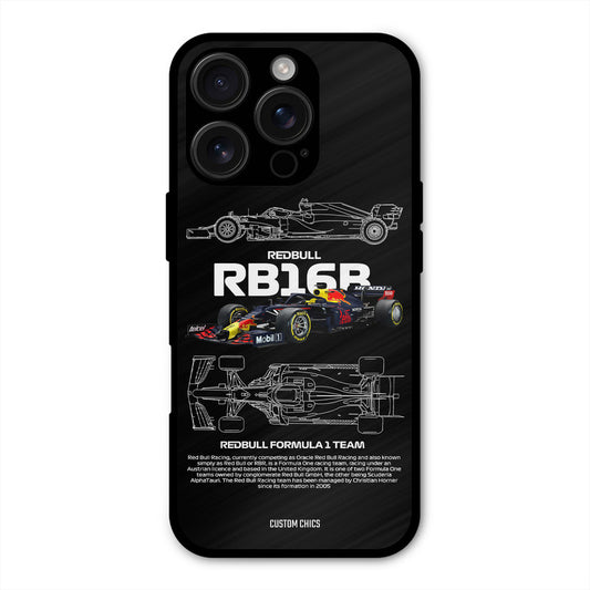 Furmal Black Car iPhone 16 Pro Mobile Back Cover - Car&Bike PrintShield Case