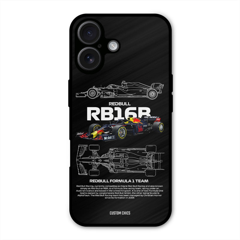 Furmal Black Car iPhone 16 Mobile Back Cover - Car&Bike PrintShield Case