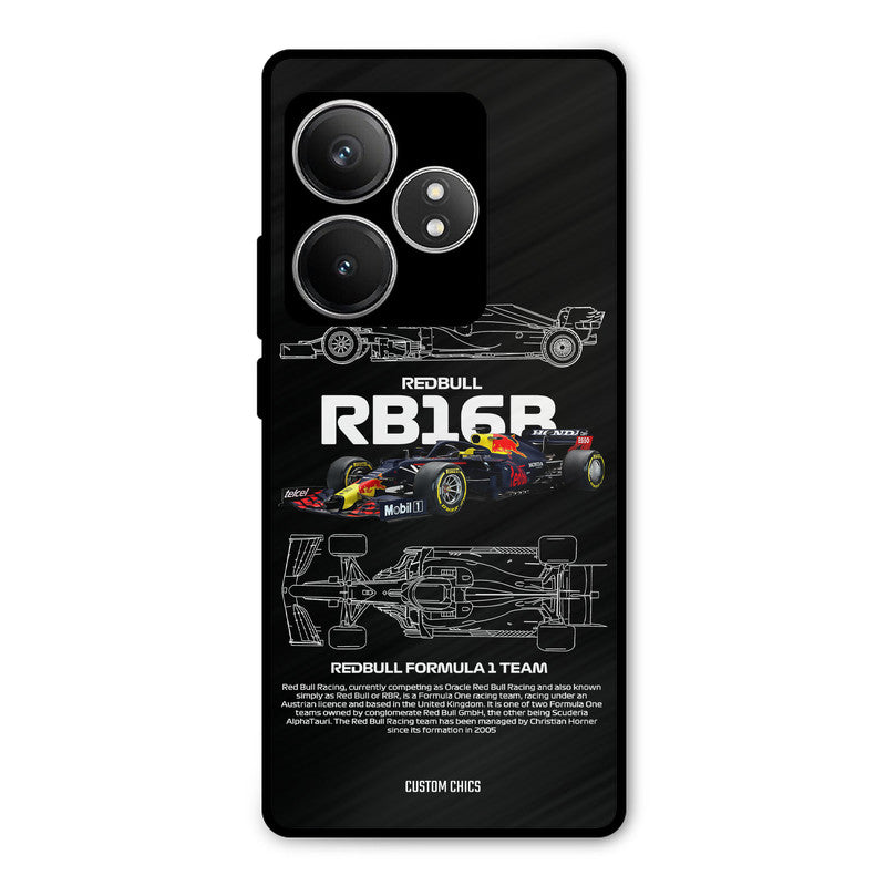Furmal Black Car Realme GT 6T Mobile Back Cover - Car&Bike PrintShield Case
