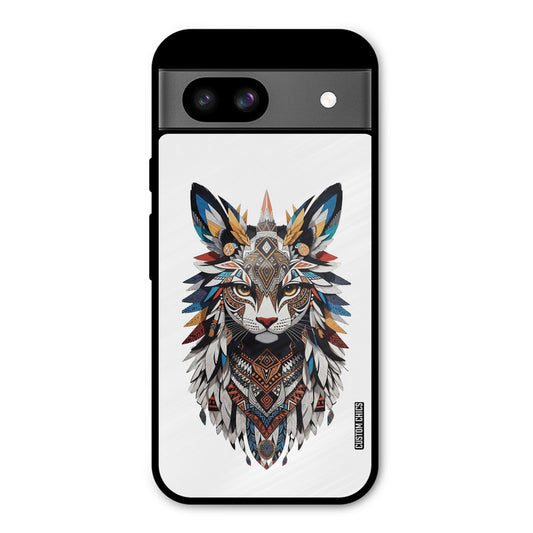 Furry Cat Face Google Pixel 8a Mobile Back Cover - Cute PrintShield Case