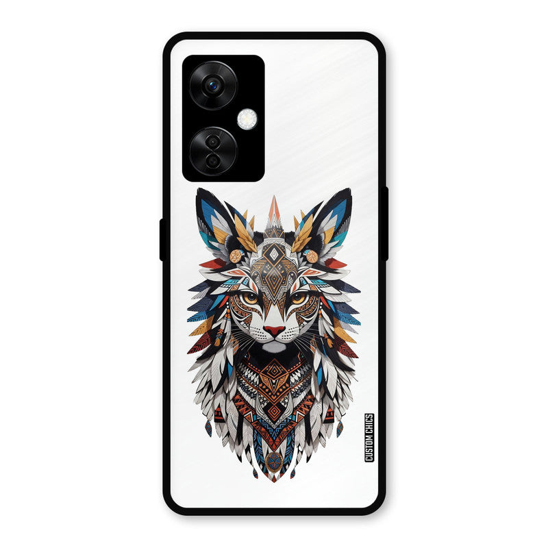 Furry Cat Face OnePlus Nord CE 3 Lite Mobile Back Cover - Cute PrintShield Case