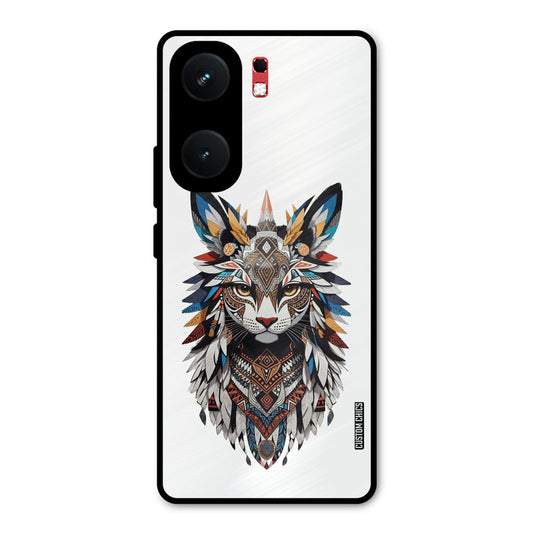 Furry Cat Face iQOO Neo 9 Pro Mobile Back Cover - Cute PrintShield Case