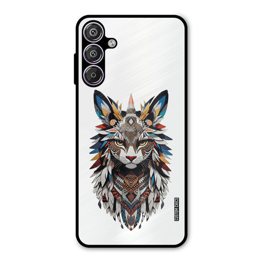 Furry Cat Face Samsung Galaxy F15 Mobile Back Cover - Cute PrintShield Case