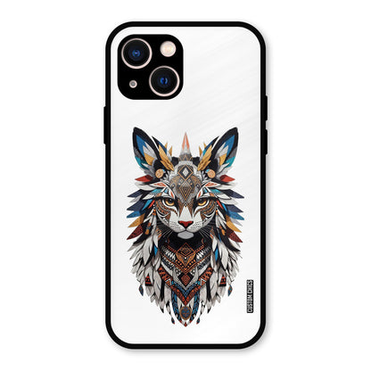 Furry Cat Face iPhone 13 Mobile Back Cover - Cute PrintShield Case