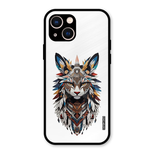 Furry Cat Face iPhone 13 Mobile Back Cover - Cute PrintShield Case
