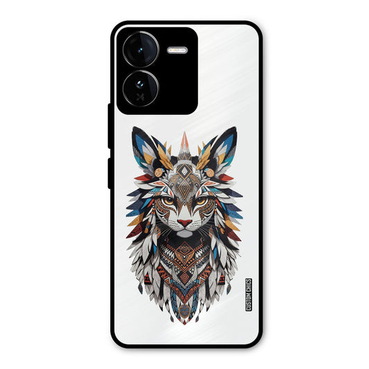 Furry Cat Face iQOO Z9 Mobile Back Cover - Cute PrintShield Case