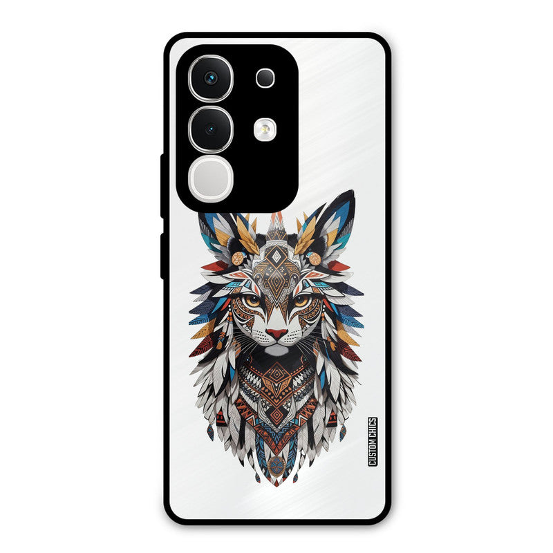 Furry Cat Face Vivo T4x Mobile Back Cover - Cute PrintShield Case