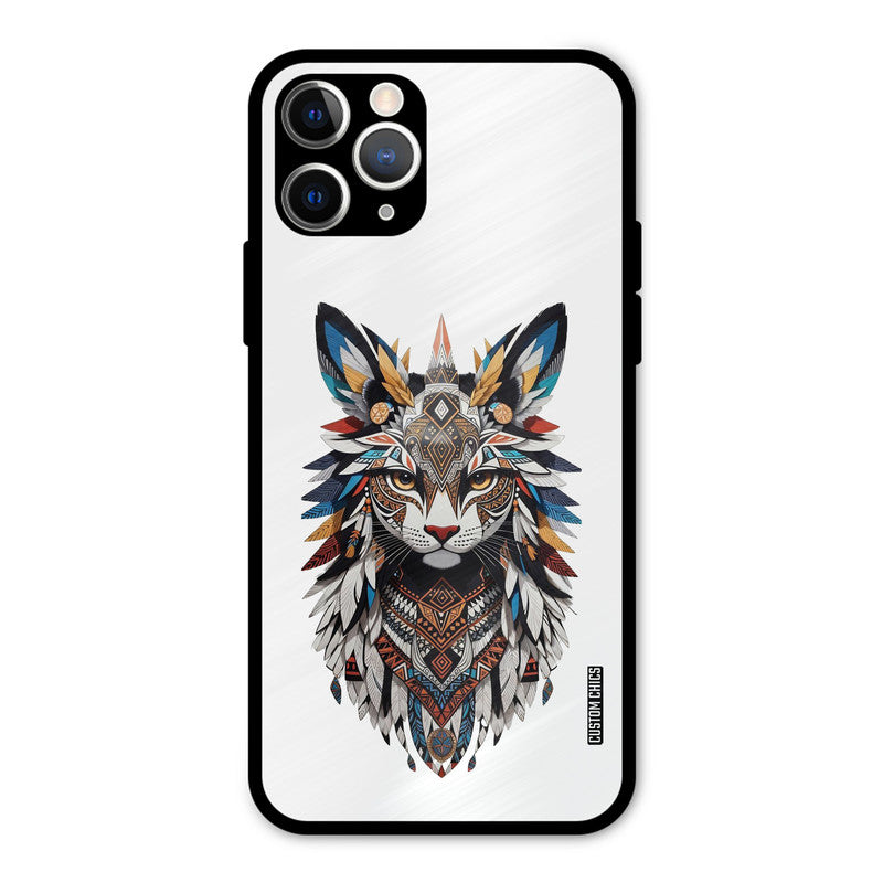 Furry Cat Face iPhone 11 Pro Max Mobile Back Cover - Cute PrintShield Case