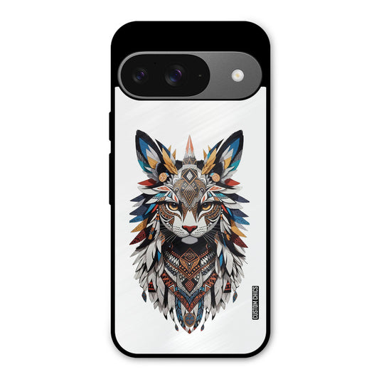 Furry Cat Face Google Pixel 9 Mobile Back Cover - Cute PrintShield Case